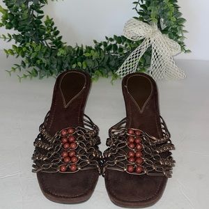 Life stride Jitter Beaded Sandal Sz 7 1/2